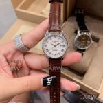 Perfect Replica Tissot Le Locle Brown Leather Strap 29 MM Automatic Ladies Watch T006.207.16.038